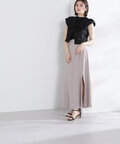 【LUMINE・LUCUA・bdONLINE限定】ジップマーメイドスカート