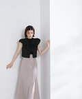 【LUMINE・LUCUA・bdONLINE限定】ジップマーメイドスカート