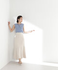 【美人百花6月号掲載】スリットマーメイドスカート