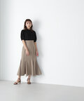 【美人百花6月号掲載】スリットマーメイドスカート