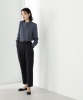 ＜シャークスキンセットアップシリーズ＞テーパードパンツ