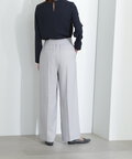 ＜リラクシーブッチャーセットアップシリーズ＞ハイウエストワイドパンツ