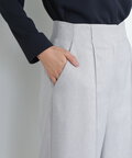 ＜リラクシーブッチャーセットアップシリーズ＞ハイウエストワイドパンツ