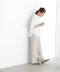 ＜リラクシーブッチャーセットアップシリーズ＞ハイウエストワイドパンツ