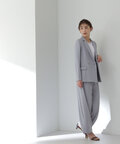 【VERY4月号掲載】[洗える]ミニバックルワイドパンツ