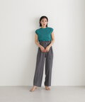 【先行予約7月中旬-下旬入荷予定】ハイウエストベルテッドパンツ