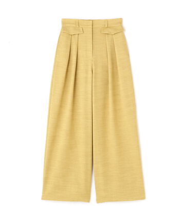 【先行予約4月中旬-下旬入荷予定】リネンライクフラップワイドパンツ