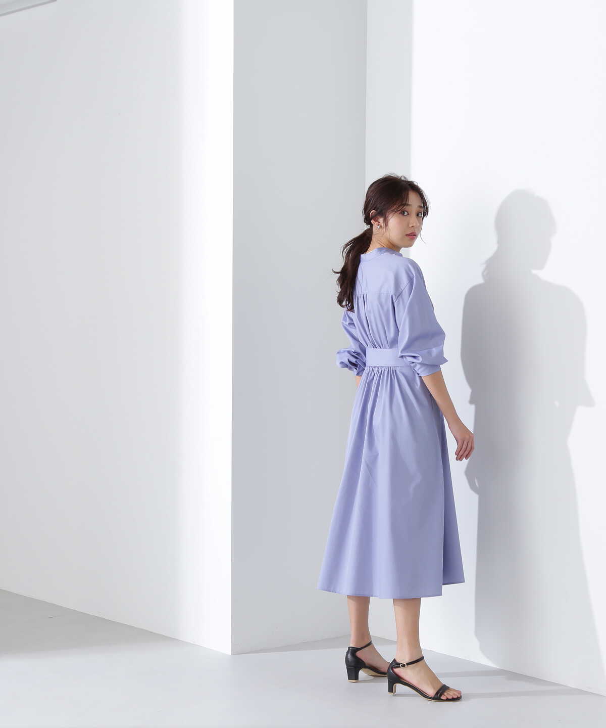 【VERY4月号掲載】[洗える]イージーケアシャツワンピース