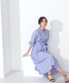 【VERY4月号掲載】[洗える]イージーケアシャツワンピース
