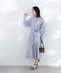 【VERY4月号掲載】[洗える]イージーケアシャツワンピース