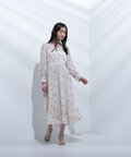 【美人百花4月号掲載】ウエストシャーリングプリーツワンピース