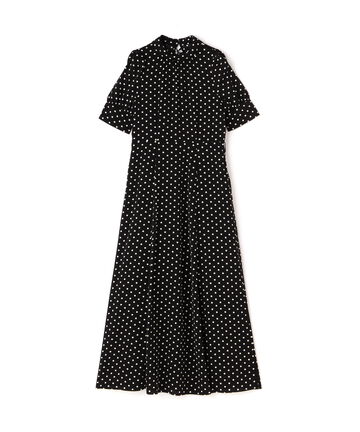 【美人百花4月号掲載】バックシャンドットワンピース