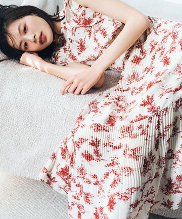 アゼリアガーデンプリントワンピース