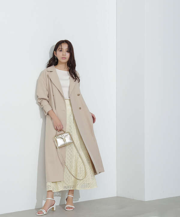 【美人百花4月号掲載】クリアツイルドレストレンチコート
