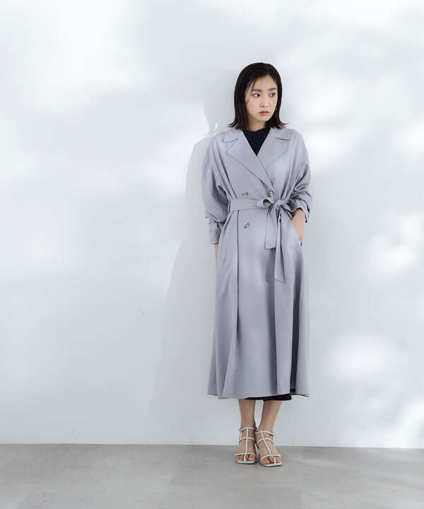 【美人百花4月号掲載】クリアツイルドレストレンチコート