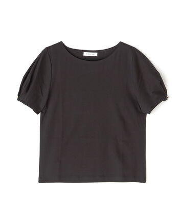 【先行予約4月中旬-下旬入荷予定】タックスリーブビジューカットソー