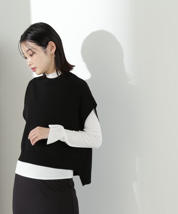 【VERY4月号掲載】ニットベスト＆リブトップス