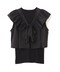 【LUMINE・LUCUA・bdONLINE限定】リブニット×フリルボレロセット