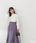 ラインチェーンフレアマーメイドスカート