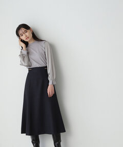 ラインチェーンフレアマーメイドスカート