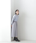 【美人百花12月号掲載】フィッシュテールサテンフレアスカート