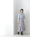 【美人百花12月号掲載】フィッシュテールサテンフレアスカート