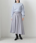 【美人百花12月号掲載】フィッシュテールサテンフレアスカート