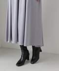 【美人百花12月号掲載】フィッシュテールサテンフレアスカート