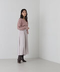 【美人百花12月号掲載】フィッシュテールサテンフレアスカート