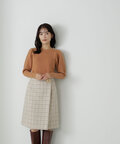 ロービングチェックミニスカート