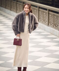 【SPRiNG11月号掲載】シンプルサテンナロースカート