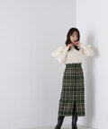 ロービングチェックタイトスカート