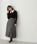 【美人百花10月号掲載】ファンシーツイードフレアスカート