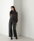 【Oggi10月号掲載】ワイドストレートデニムパンツ