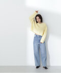 【Oggi10月号掲載】ワイドストレートデニムパンツ
