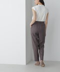 ＜パウダーツイルセットアップ＞テーパードパンツ