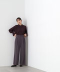 クルミバックルハイウエストパンツ