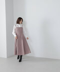 【美人百花12月号掲載】チェーンストラップキャミワンピース