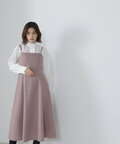 【美人百花12月号掲載】チェーンストラップキャミワンピース