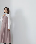 【美人百花12月号掲載】チェーンストラップキャミワンピース