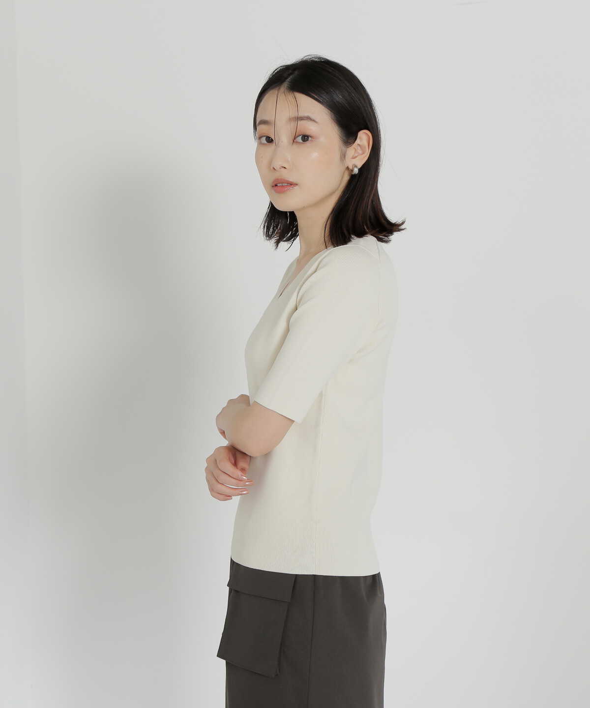 ＜総針ベーシックシリーズ＞Ｖネック