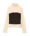 【LUMINE・LUCUA・bdONLINE限定】ビスチェセットハイネックカットソー