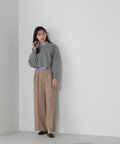 【Oggi10月号掲載】クロップドニット＆シャツセット