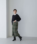 【Oggi10月号掲載】クロップドニット＆シャツセット