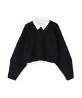 【Oggi10月号掲載】クロップドニット＆シャツセット