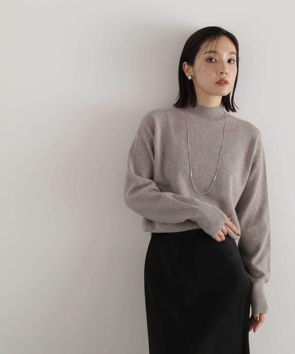 ニット Turtleneck Boil Knit Tops - ニット/セーター