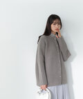 【ブラウン・オフ追加生産予約12月中旬-下旬入荷予定】FOX接結コーディガン
