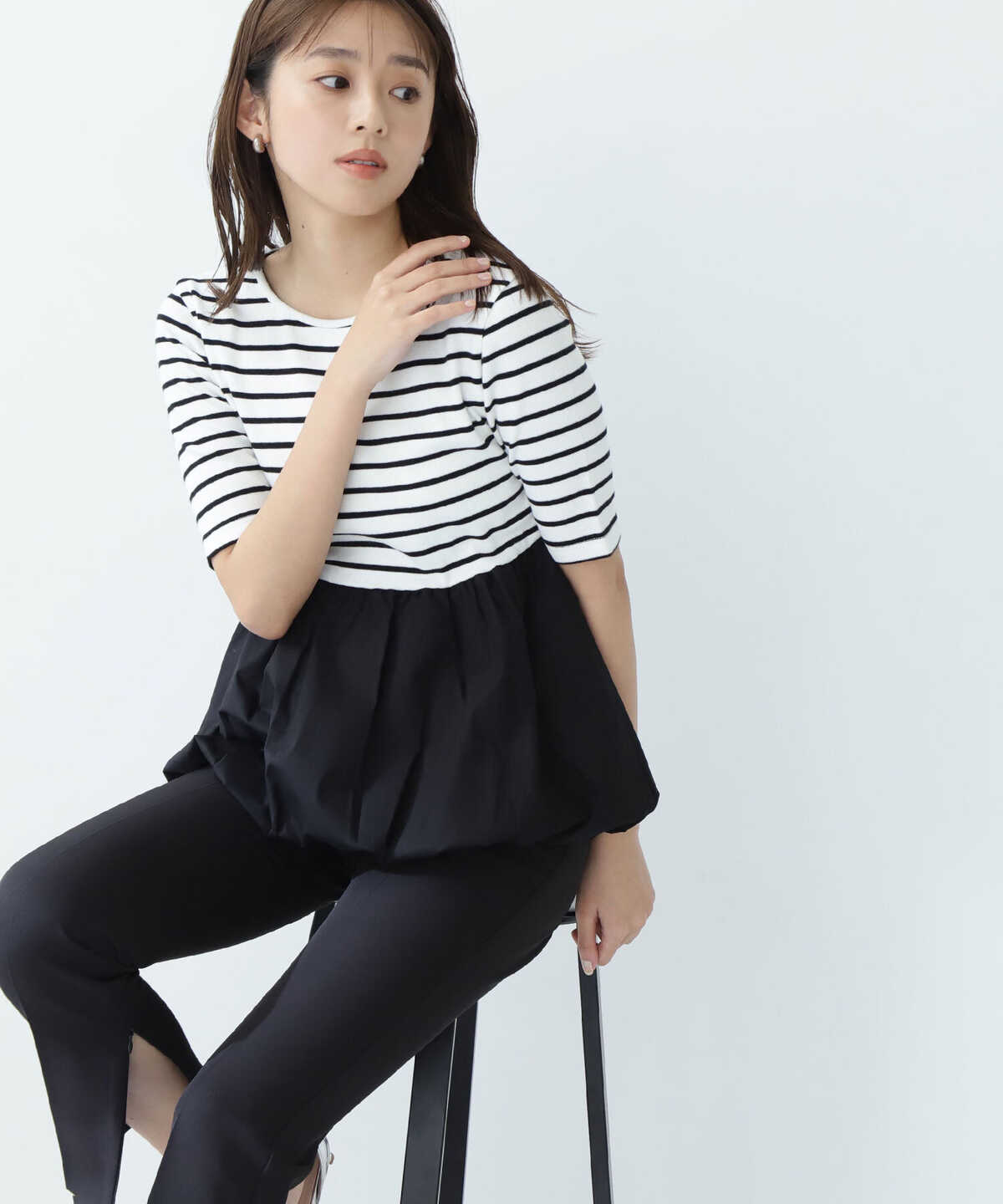 新品 ガーグル line botanical ヘアーカフス ブラック ヘアカフ 