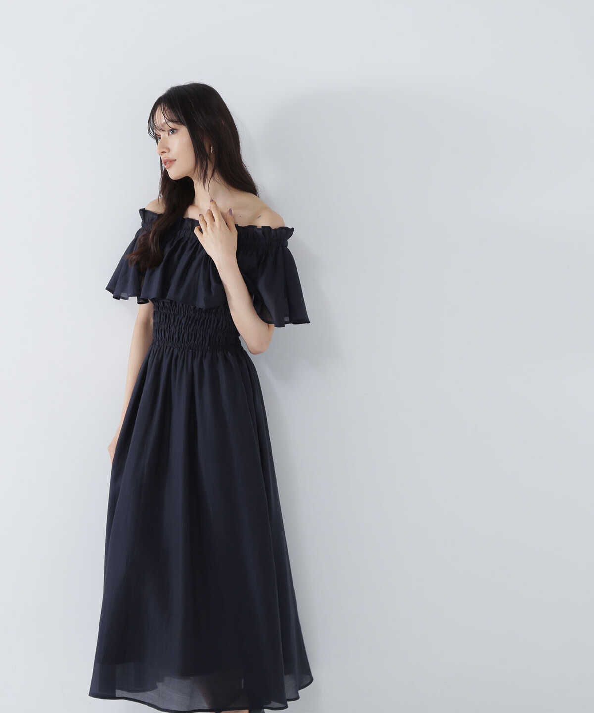 シアーオフショルワンピース | NATURAL BEAUTY BASIC | ノード センス  