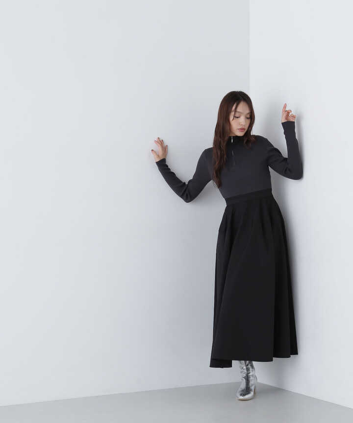 ハーフジップニットドッキングワンピース | NATURAL BEAUTY BASIC  